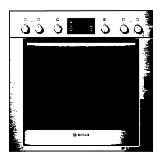 Bosch HEB33D550 Kurzanleitung