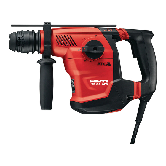 Hilti TE 30-ATC/AVR Original Bedienungsanleitung