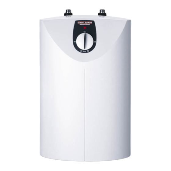 STIEBEL ELTRON SNU 10 SL comfort Bedienung Und Installation