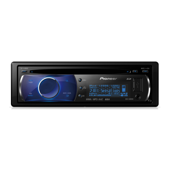 Pioneer DEH-5200SD Bedienungsanleitung