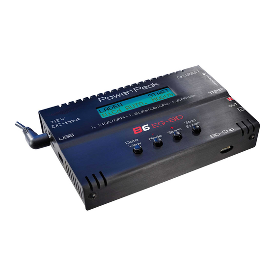 ROBBE Power Peak B6 EQ-BID Bedienungsanleitung