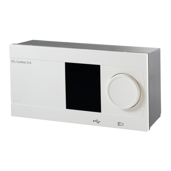 Danfoss ECL Comfort 210 Instruktion