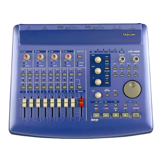 Tascam US-428 Benutzerhandbuch