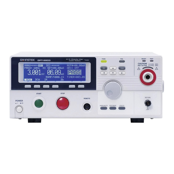 VOLTCRAFT GPT-9801 Kurzanleitung