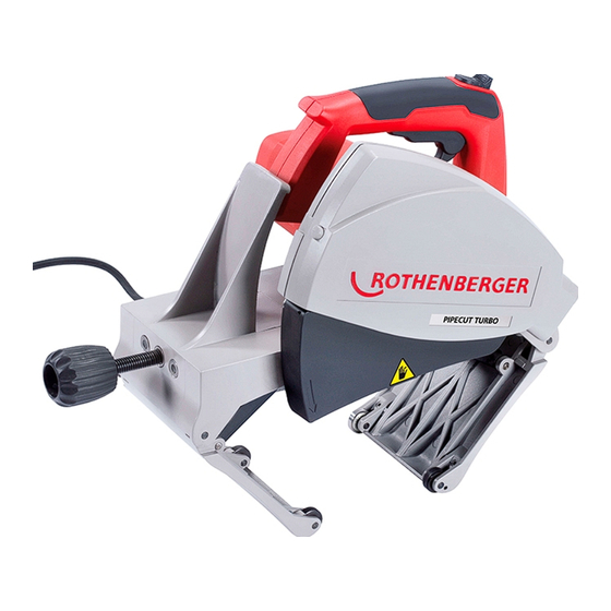 Rothenberger PIPECUT TURBO 400 Bedienungsanleitung