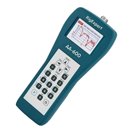 RigExpert AA-600 Bedienungsanleitung