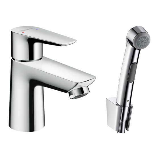 HANSGROHE Talis E 71720-Serie Gebrauchsanleitung, Montageanleitung