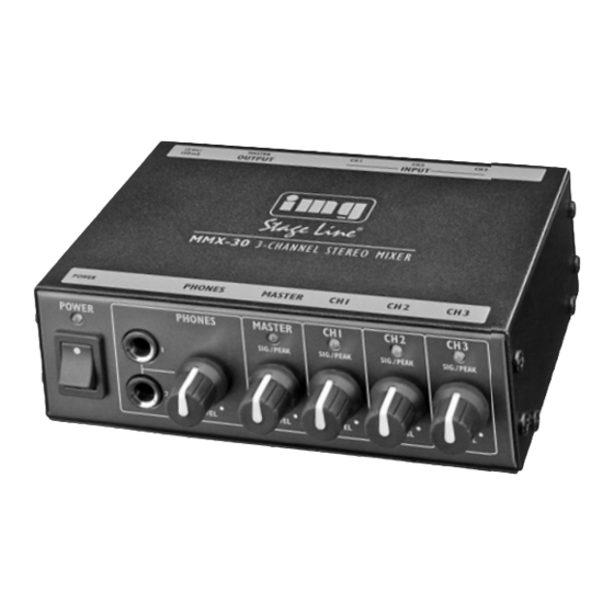 Stageline MMX-30 Handbuch