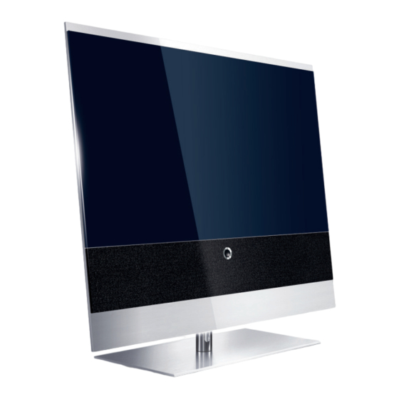 Loewe Reference TV Floor Panel Montageanleitung