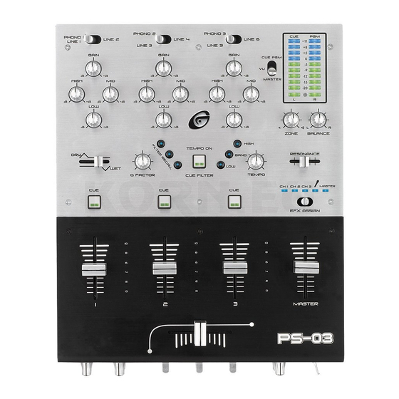 Gemini PS-03 Bedienungshandbuch