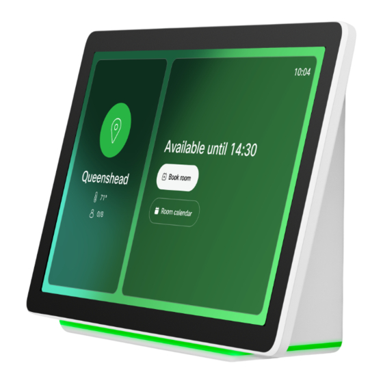 Cisco Webex Room Navigator Installationshandbuch