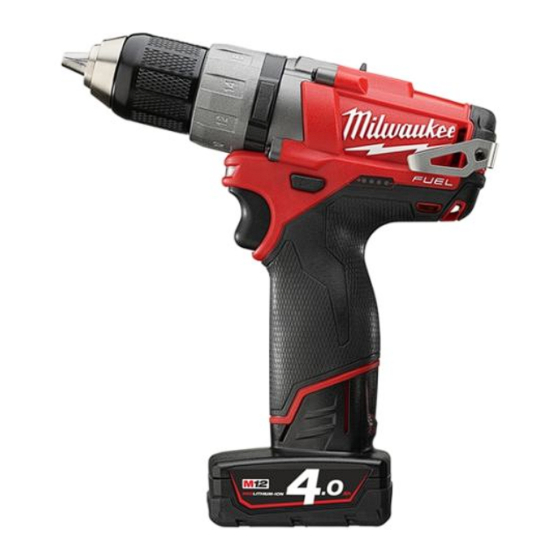 Milwaukee M12 CDD-402C Originalbetriebsanleitung