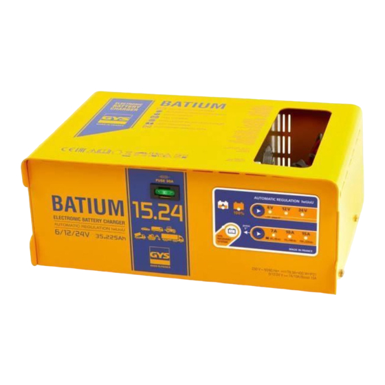GYS Batium 7/12 Betriebsanleitung