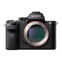 sony α7S II ILCE-7SM2 Bedienungsanleitung