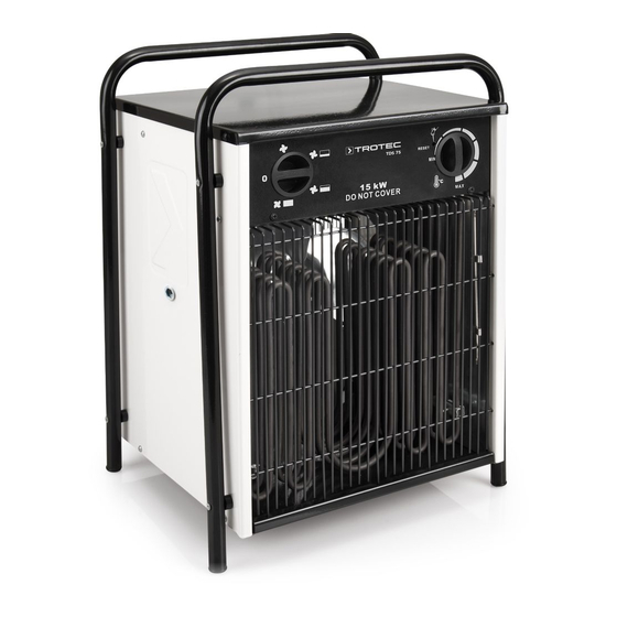 Trotec TDS 75 Bedienungsanleitung