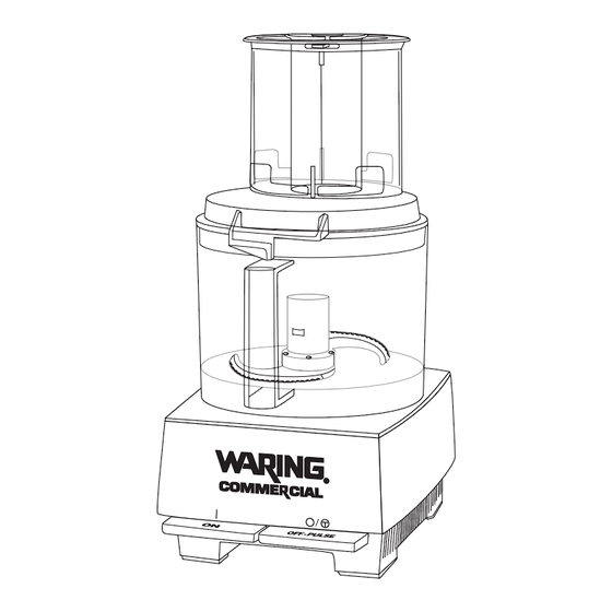 Waring WFP14E/K Bedienungsanleitung