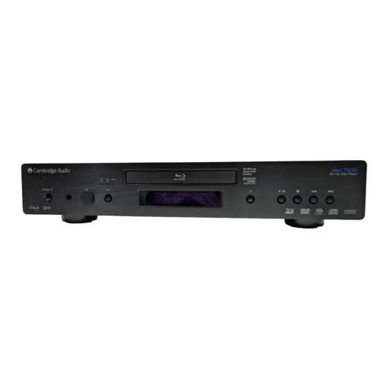 Cambridge Audio azur 651 Benutzerhandbuch