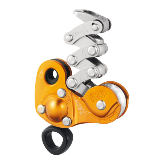 PETZL ZIGZAG Gebrauchsanweisung