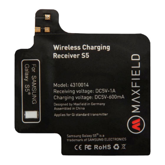 Maxfield 4310014 Bedienungsanleitung