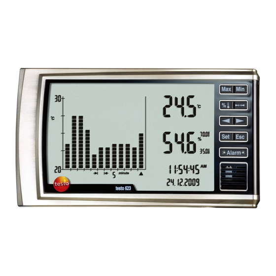 testo 623 Bedienungsanleitung