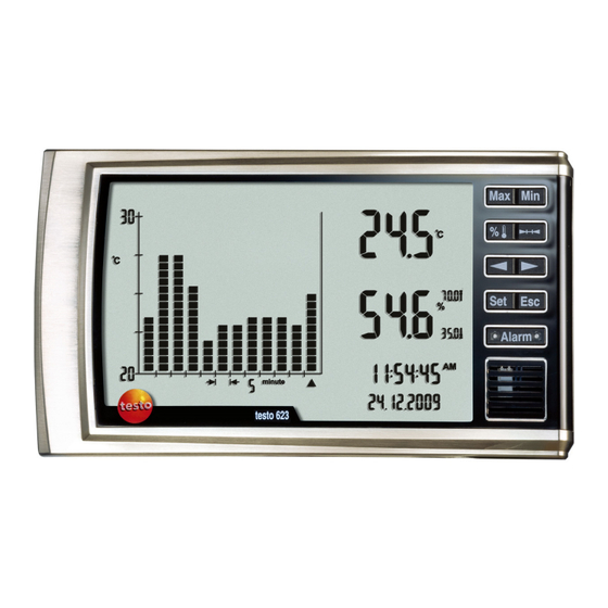 testo 623 Bedienungsanleitung