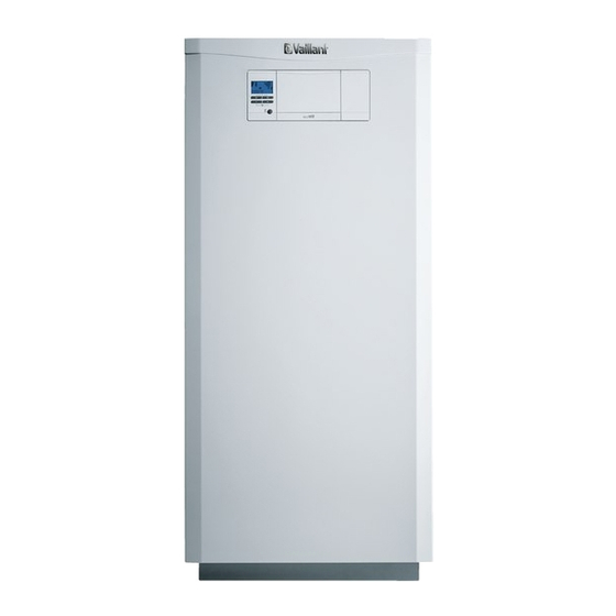Vaillant ecoVIT VKK 186/5 Serie Installations- Und Wartungsanleitung