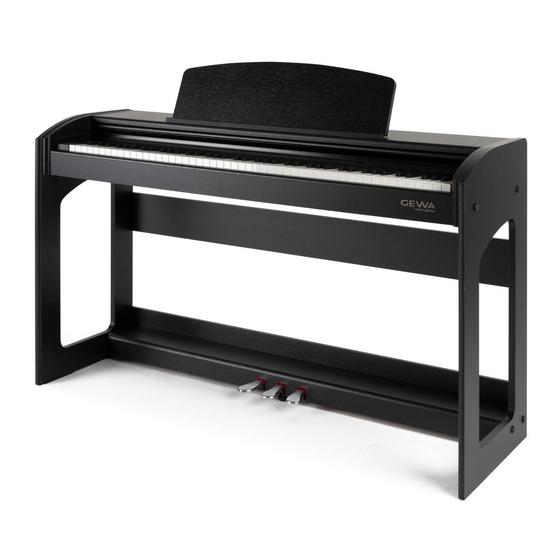 Gewa DP 340 G Bedienungsanleitung