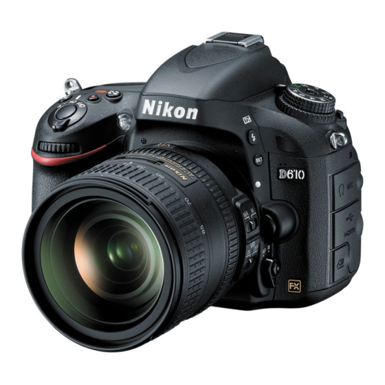 Nikon D610 Handbuch