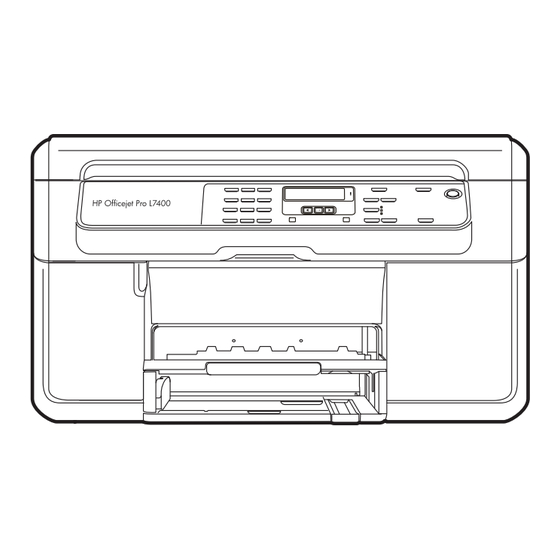 HP Officejet Pro L7400 Kurzanleitung