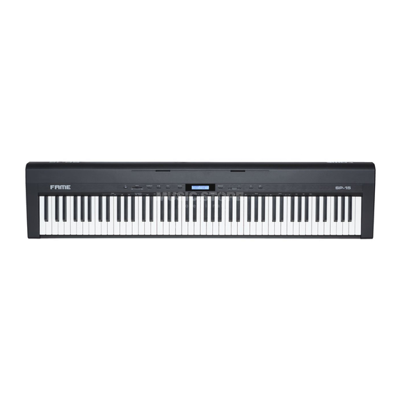 FAME SP-15 Bedienungsanleitung