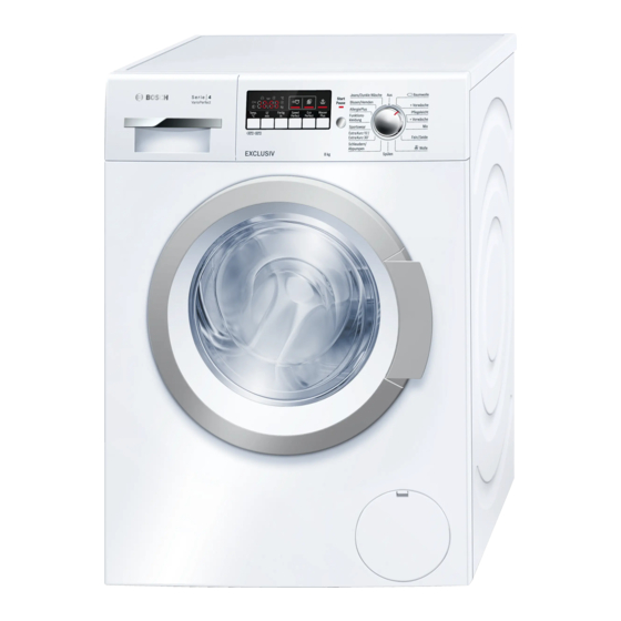 Bosch WAK282MK Gebrauchs- Und Aufstellanleitung