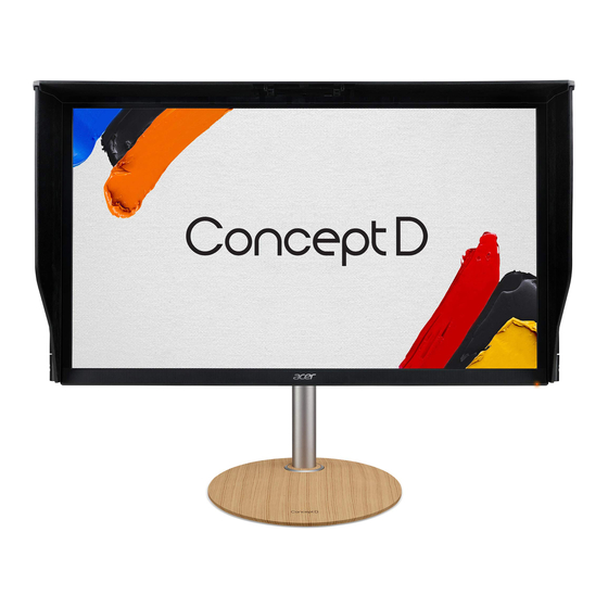 Acer ConceptD CM3 CM3271K Bedienungsanleitung