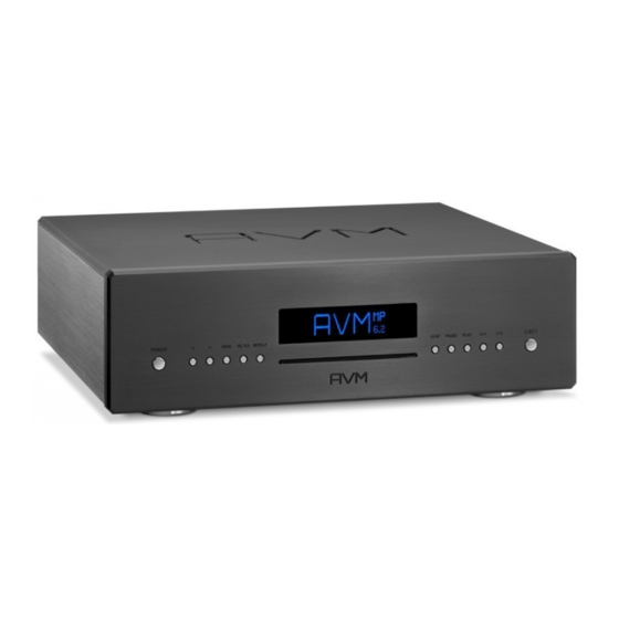 AVM OVATION MP 6.3 Bedienungsanleitung
