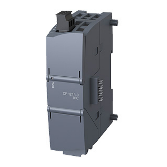 Siemens SIMATIC NET CP 1243-8 IRC Betriebsanleitung