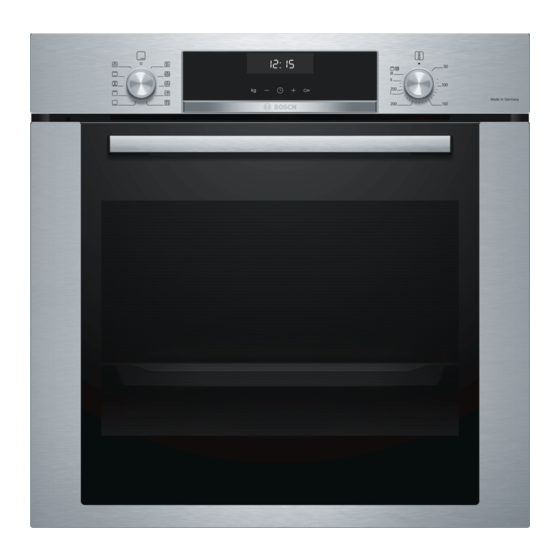 Bosch HBG317T.0 Gebrauchs- Und Montageanleitung