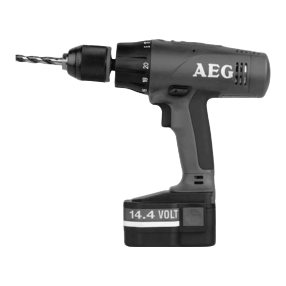 AEG SB2E 14.4 T SuperTorque Gebrauchsanleitung