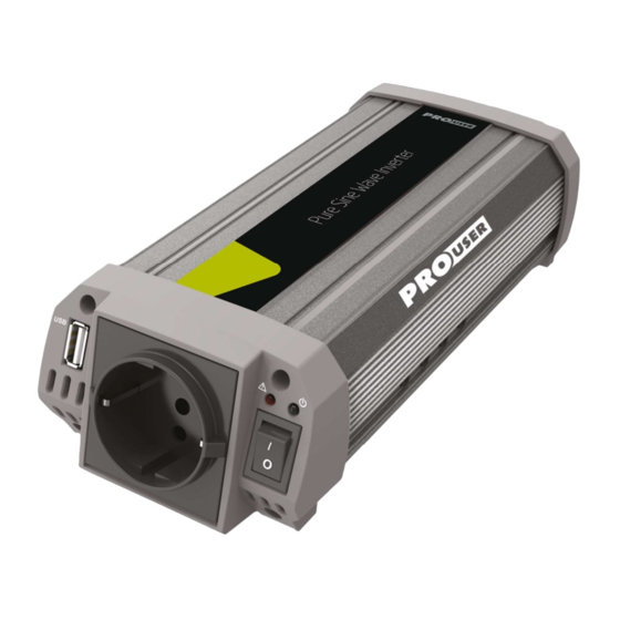 pro user PSI200 Bedienungsanleitung