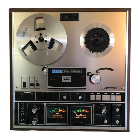 Akai GX-285D Bedienungsanleitung