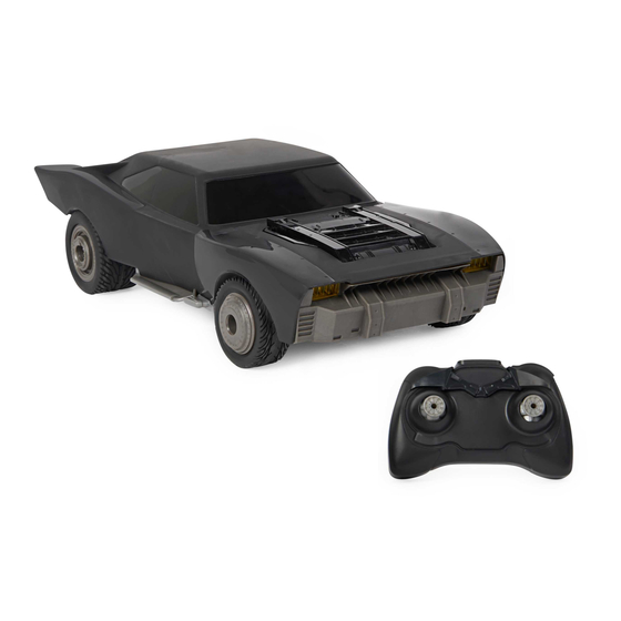 SpinMaster THE BATMAN TURBO BOOST BATMOBILE Bedienungsanleitung