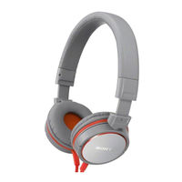Sony MDR-ZX600 Bedienungsanleitung