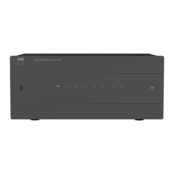NAD T 973 Bedienungsanleitung
