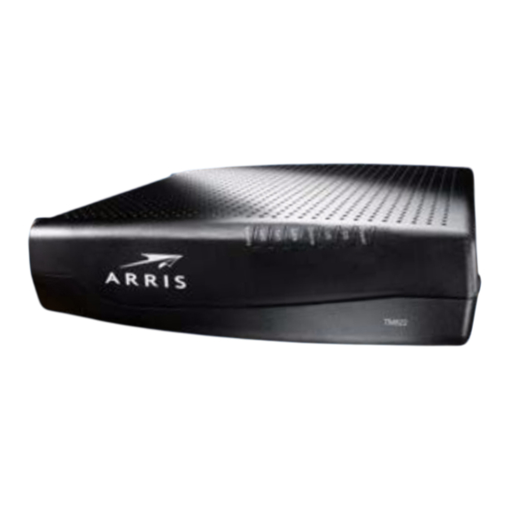 Arris TM822 Schnellinstallation
