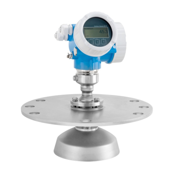 Endress+Hauser Micropilot FMR56 Betriebsanleitung