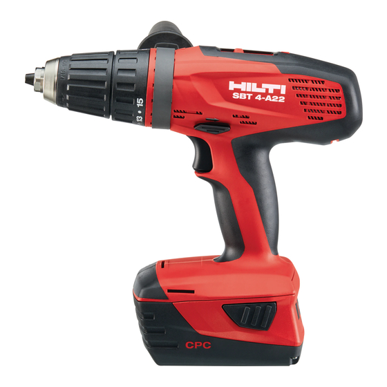 Hilti SBT 4-A22 Original Bedienungsanleitung