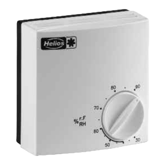Helios HY 3 Montage- Und Betriebsvorschrift