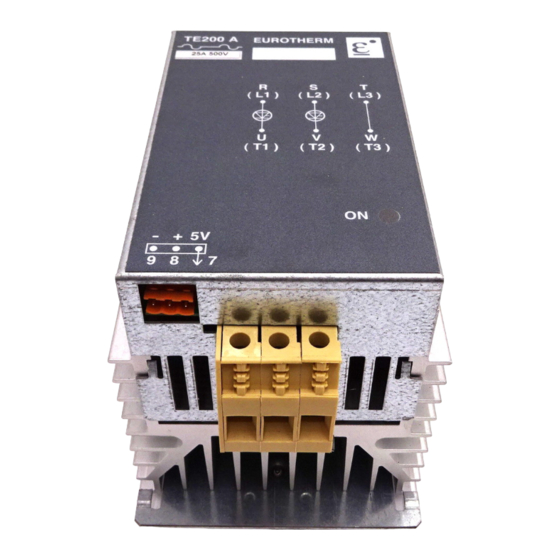 Eurotherm TE200A Bedienungsanleitung