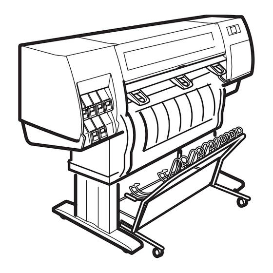 HP Designjet T7200 42-in Production Printer Montageanleitung