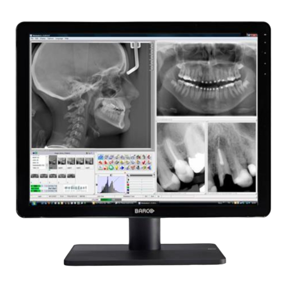 Barco Nio Color 3MP dental display Handbücher