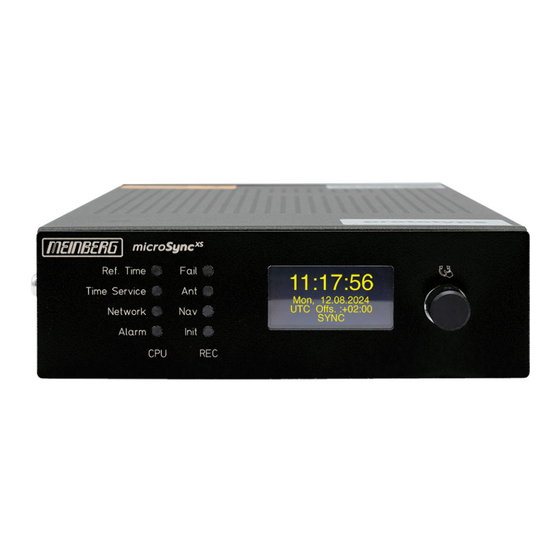 Meinberg microSync XS 200 Technische Referenz