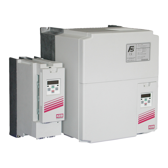 KEB Combivert F5 Servo Serie Betriebsanleitung